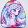 Children's backpack "Unicorn", 23 × 20.5 cm, lightning department