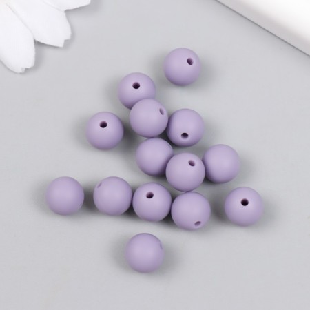 Busina silicone "Round" light purple d = 0.9 cm-1