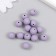 Busina silicone "Round" light purple d = 0.9 cm