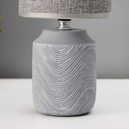 Traffic lamp with lampshade RISALUX "RUMI", E14, 40 W, Gray, 13 × 13 × 27 cm-3
