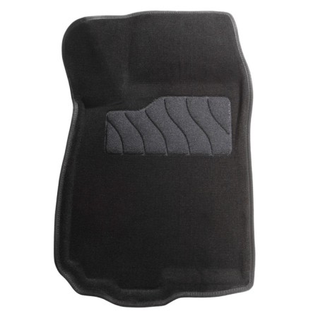 Pile rug for Chevrolet Aveo II, 2011-, black-1
