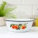Bowl, 2 l, induction, neckline, white color