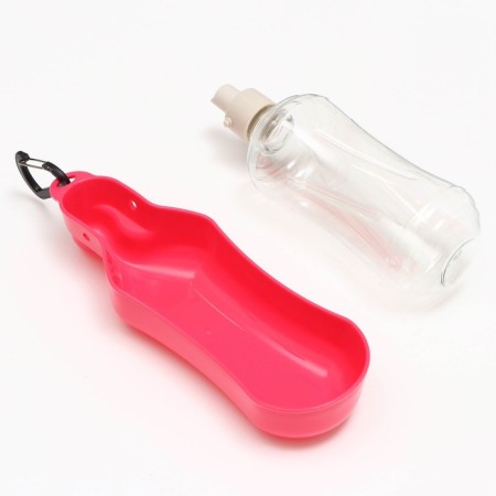 Walking shape curly, 500 ml, with soft nose, red-3