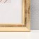 Photo frame Plastic "Mira" 20x30 cm, 211 gold (plastic screen)