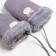 Baby mittens minku with embroidery, 18 cm, cent