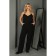 Female trousers, size 50, black color