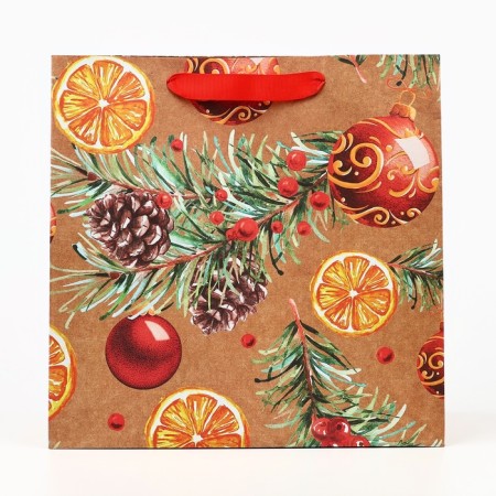 Craft square “New Year's mood”, 30 x 30 x 12 cm, New Year-2
