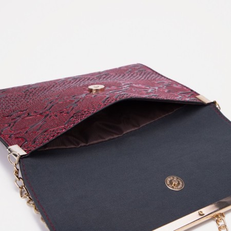 Set of bags with zipper, red color-4