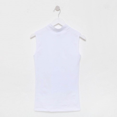 T -shirt female, white color, size 44 (m)-6