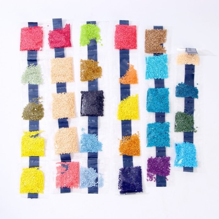Diamond mosaic with a full filling on the subframe of Pop Art, 40 × 50 cm-5
