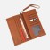 Women's wallet with lightning, red