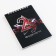 Notepad "February 23" on the crest, A6 40 sheets in the cage, soft cover, paper density 65 r