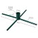 Fir tree stand, d = 50 mm, h = 23 cm, collapsible, metal