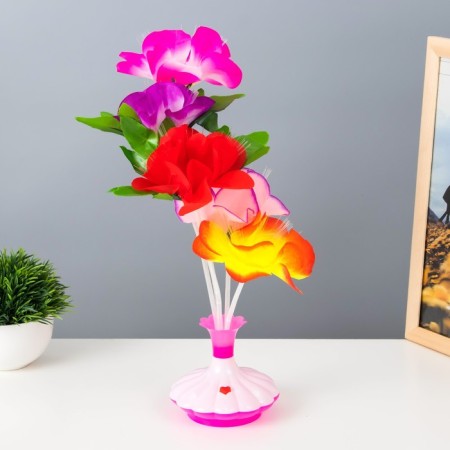Night "Bouquet" LED from batteries mix h.38 cm Risalux-1