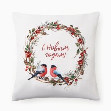 New Year. Decorative pillowcase 