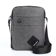 Male bag, gray color
