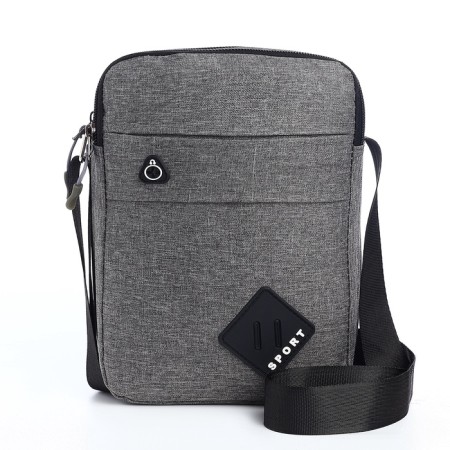 Male bag, gray color