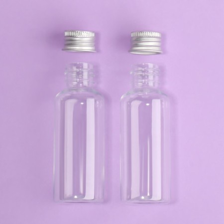 Storage set, 2 items, 50 ml, silver/transparent color-6