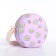 A backpack with a zipper, bag, cosmetic bag, lilac color