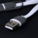 Cable 2 in 1 Luazon, Microusb/Lightning - USB, 1 A, 0.9 m, flat, mix