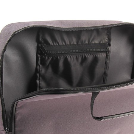 Folder with handles Textile A4, 370 x 290 x 50 mm, calligrata, 1c15 "Kingisepp", external/inner pocket, gray-2