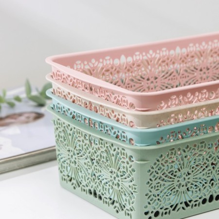 Floral storage basket, 25 × 15 × 7.5 cm, mix color-11