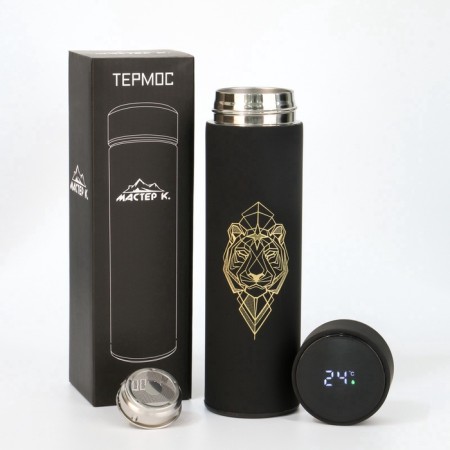 Thermos, 500 ml, Basic "Tiger", with a strainer, with a temperature sensor, retains heat of 10 hours-6