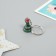 Polystone keychain "Snake in the New Year's cap/scarf" mix 1.5x1.5x3 cm