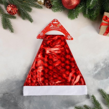 Kolpak New Year's "holography" 29x38 cm, red-1