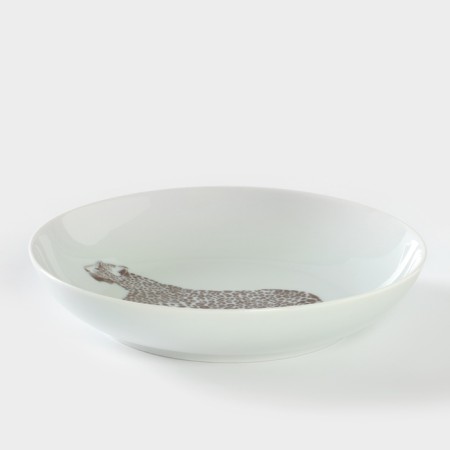Porcelain plate "Safari. Leopard ", D = 20.5 cm-1