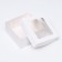 Confectionery packaging, white, 17 x 17 x 8 cm
