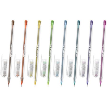Ballpress Pensan My-Tech Colored Masteum, Knot-Igla 0.7 mm, 8 colors, mix + display-1
