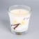Aromatic candle in a glass "Vanilla", 6.5x6.5 cm, 10 hours, 165 g, white