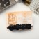 Hair hair clip "Chrisiya" circles luxury, 8 cm, black