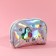 Avoqueen cosmetic bag, holographic PVC, 20 x 13 cm