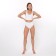 Women's panties seamless, champagne color, size 46-48 (XL)