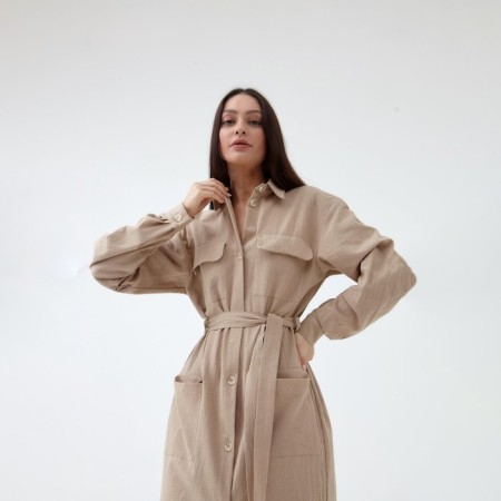 Women's dress Mist p. 42, beige-5