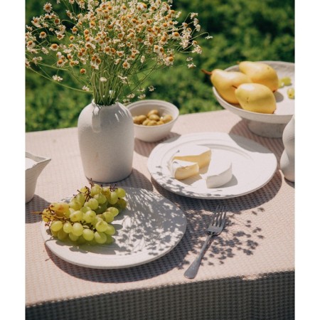 A set of ceramic sl home "Arena Blanca", d = 26.5 cm, white color-7