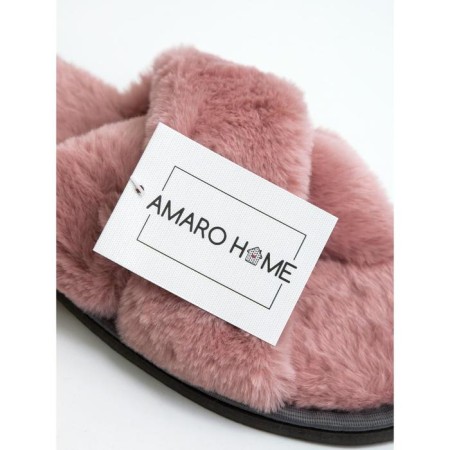 Slippers Women's cross open nose, size 39-41, color dusty rose-6