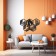 Nast -wall decor, a panel for an interior made of wood "Paporotnik", 5 modules 32 x 27.5 cm
