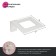 Soap dish IDDIS Slide Sliwtg0i42, 107x116x71 mm, matte glass, white matte