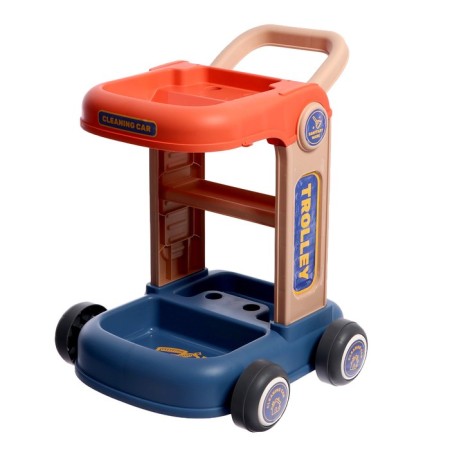 Game set "Cleaning" on a cart, with accessories-1