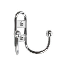 Hook furniture tundra TKD017, two -rod, chrome