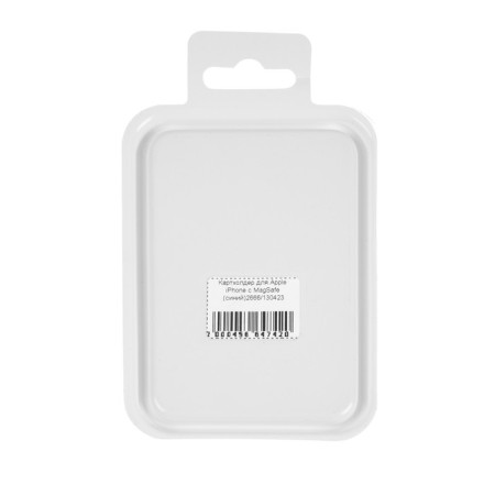 Cartholder for phone, leather, magsafe, blue-4