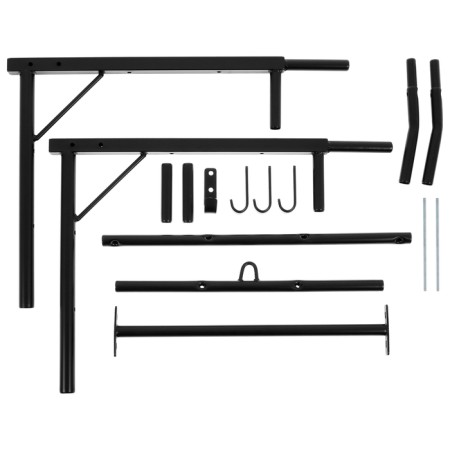 The horizontal bar “Iron Body” 3 in 1, collapsible, black color-1