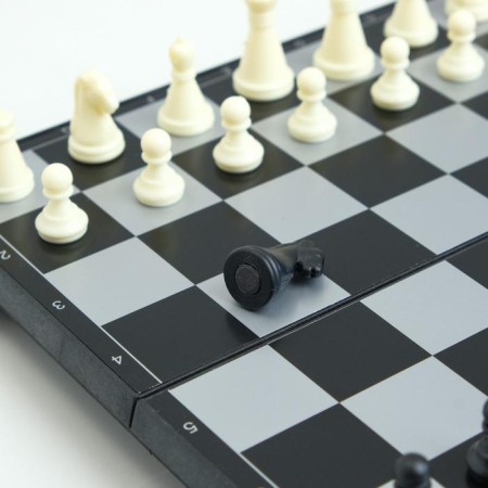 Magnetic chess, 19.5 x 19.5 cm, black and white-3