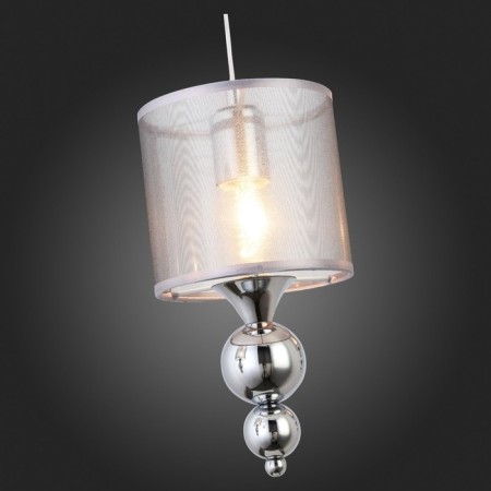 Suspended EVOLUCE lamp. Sle107103-03. Pazione. 3x40 watts, E27, 59x14x27 cm, chromium color-7