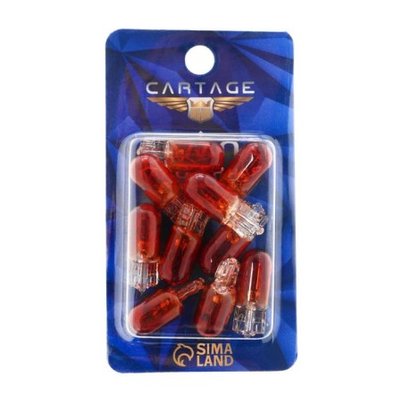 Hague lamp Cartage Orange T10 W5W, 5 W, 12 V, set 10 pcs-2