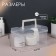 Organizer with a 1 Sectic lid 19.5*12*11cm transparent/Bel V/u UKL QF