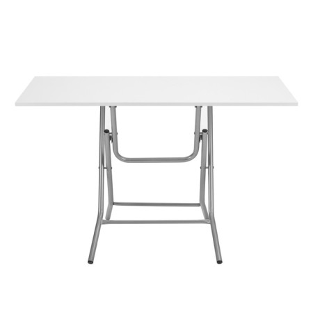 Folding Riviera table, 1200x600x750, white/gray-1